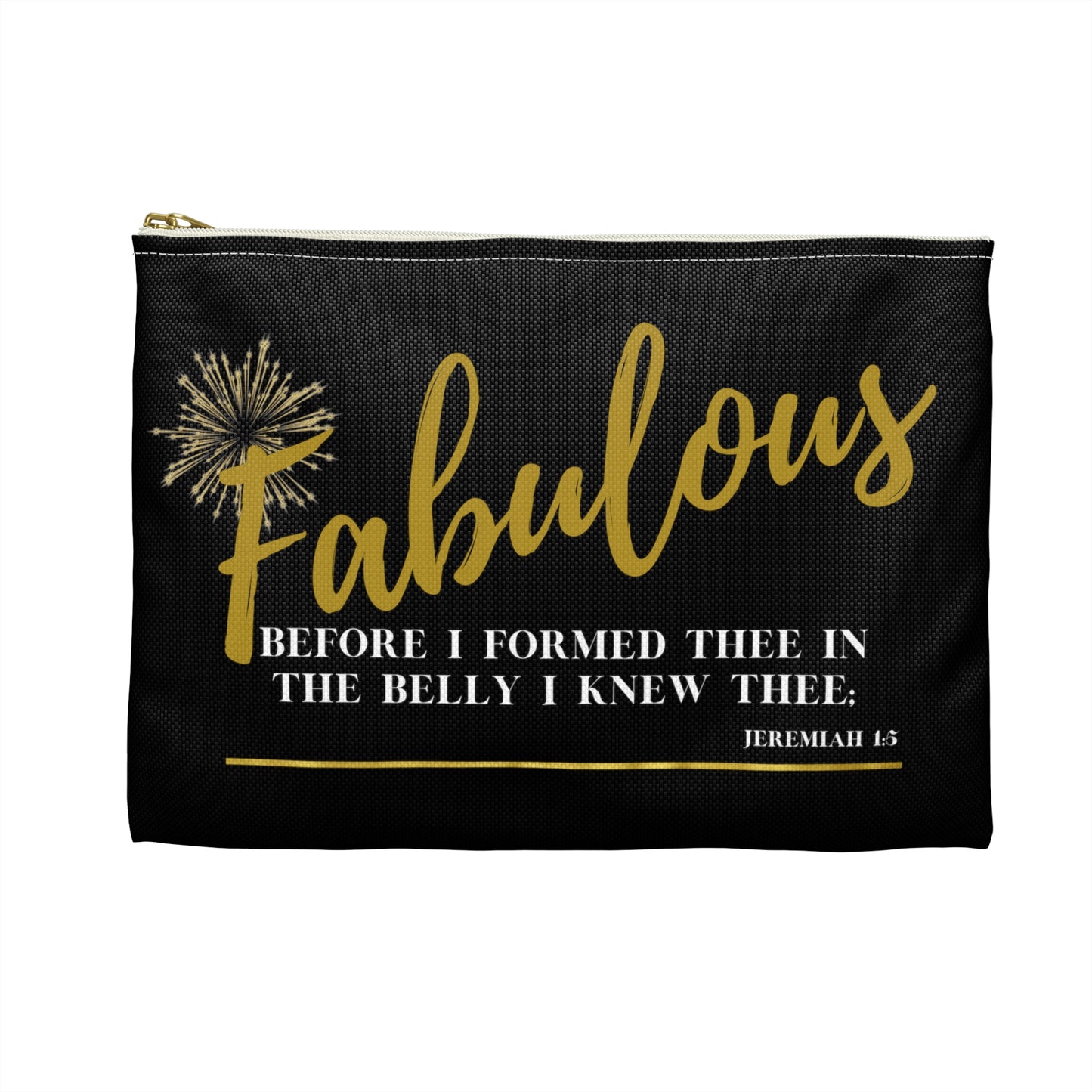 Christian Fabulous Since Before I Was Born Accessory Pouch With Bible Verse