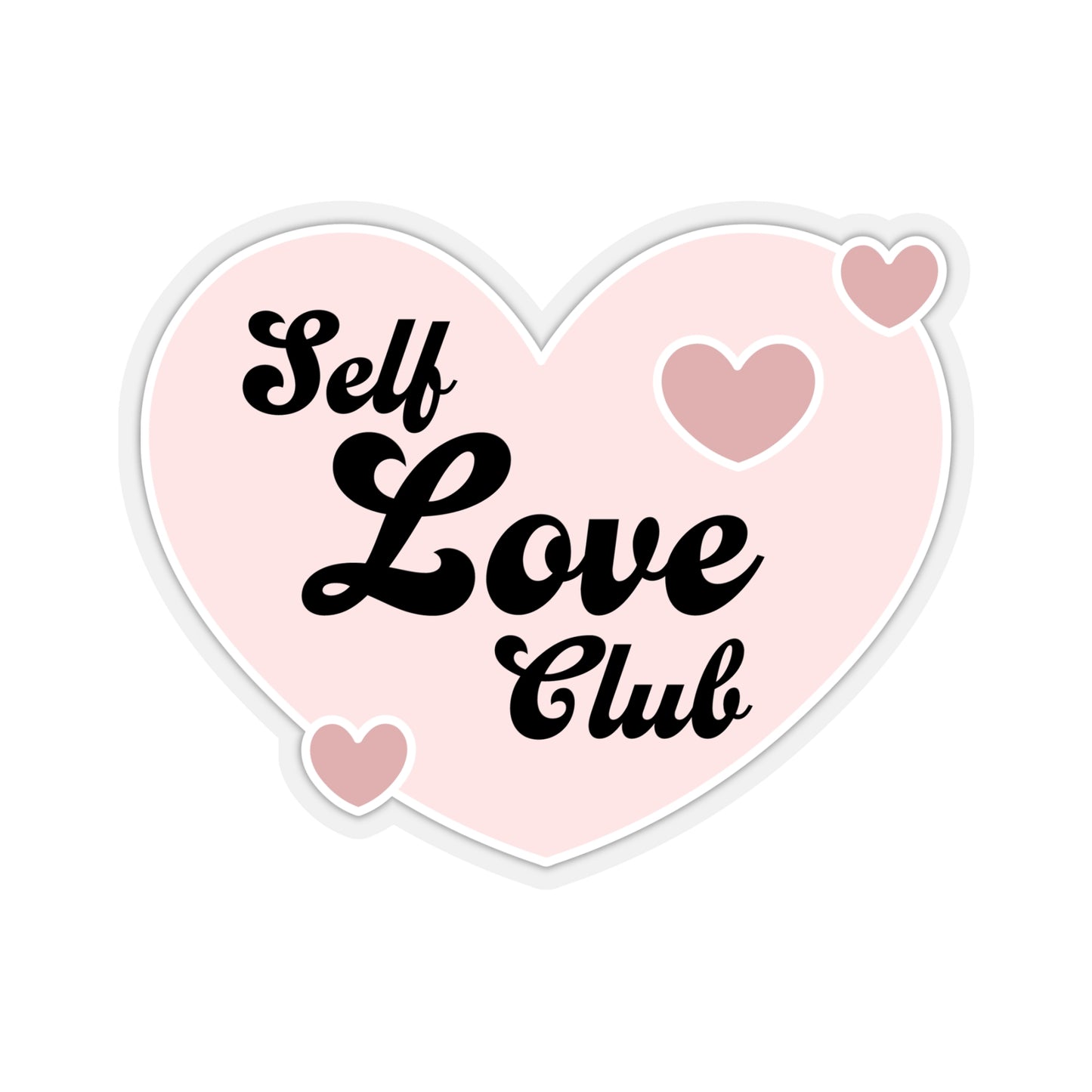 Lovely Kiss-Cut Stickers Valentines Day Self Love Club Decorative Stickers for cards, Scrapbooks, gift tags, or on their own