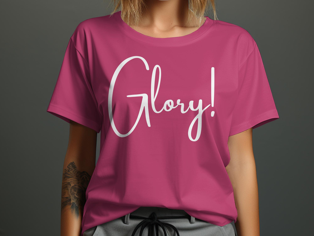 Christian Glory T-shirt -Wear Your Faith with This Stylish Unisex Graphic Christian 100% Cotton Short Sleeve T-Shirt