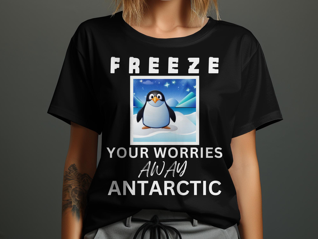 Antarctica T-Shirt Collection Shirt -This Shirt Featuring A Cute Penguin