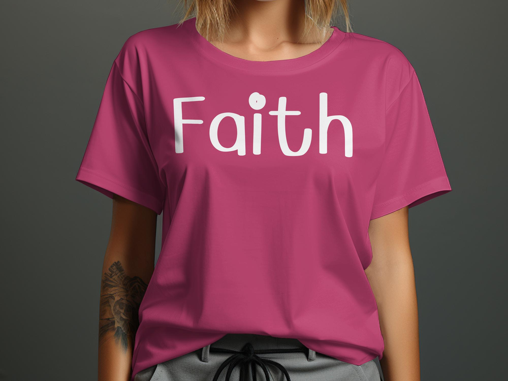 Christian Faith T-shirt -Wear Your Faith with This Stylish Unisex Graphic Christian 100% Cotton Short Sleeve T-Shirt
