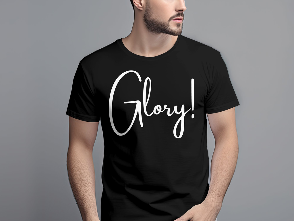 Christian Glory T-shirt -Wear Your Faith with This Stylish Unisex Graphic Christian 100% Cotton Short Sleeve T-Shirt