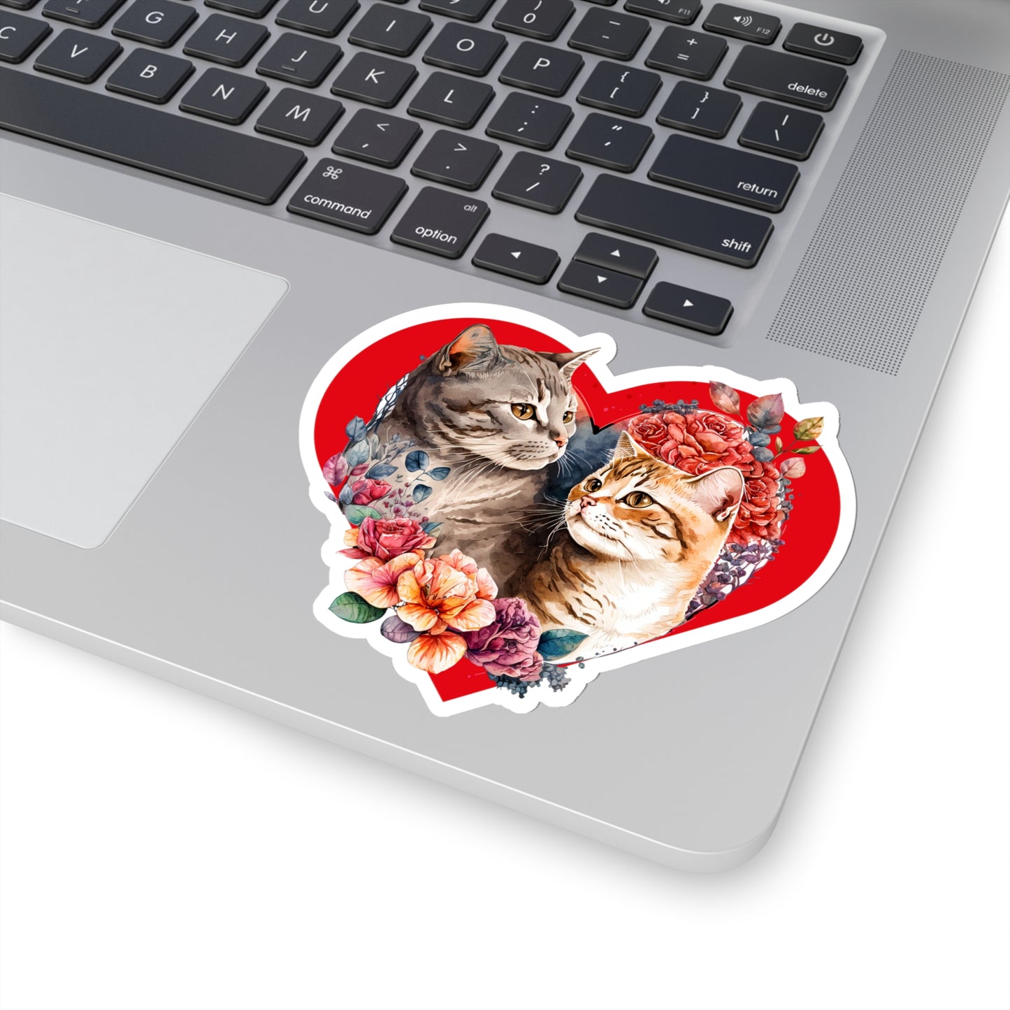 Lovely Kiss-Cut Stickers Valentines Day Romantic Cats Decorative Stickers for cards, Scrapbooks, gift tags, or on their own