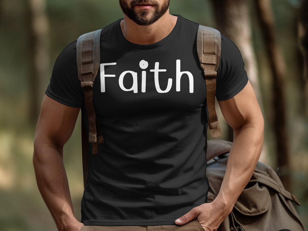 Christian Faith T-shirt -Wear Your Faith with This Stylish Unisex Graphic Christian 100% Cotton Short Sleeve T-Shirt